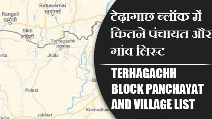 टेढ़ागाछ ब्लॉक में कितने पंचायत और गांव लिस्ट | Terhagachh Block Panchayat and Village List