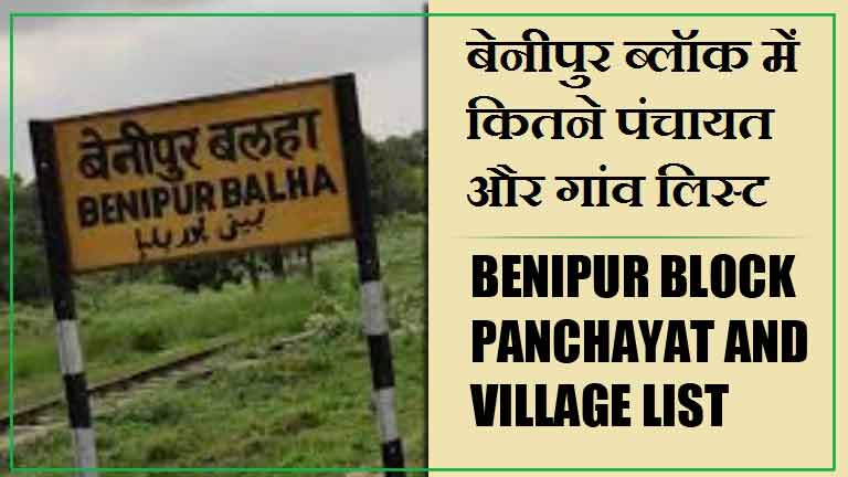 बेनीपुर ब्लॉक में कितने पंचायत और गांव लिस्ट | Benipur Block Panchayat and Village List