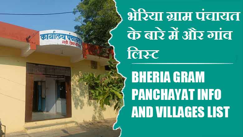 भेरिया ग्राम पंचायत के बारे में और गांव लिस्ट । Bheria Gram Panchayat Info and villages List