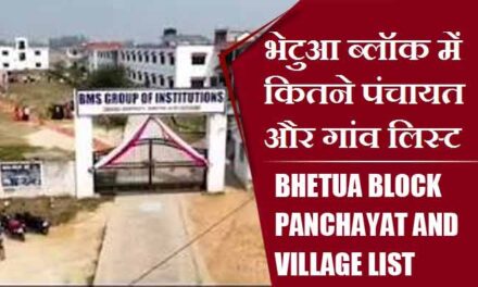 भेटुआ ब्लॉक में कितने पंचायत और गांव लिस्ट | Bhetua Block Panchayat and Village List