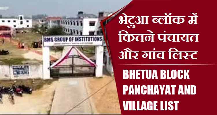 भेटुआ ब्लॉक में कितने पंचायत और गांव लिस्ट | Bhetua Block Panchayat and Village List