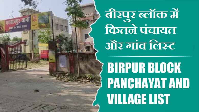 बीरपुर ब्लॉक में कितने पंचायत और गांव लिस्ट | Birpur Block Panchayat and Village List