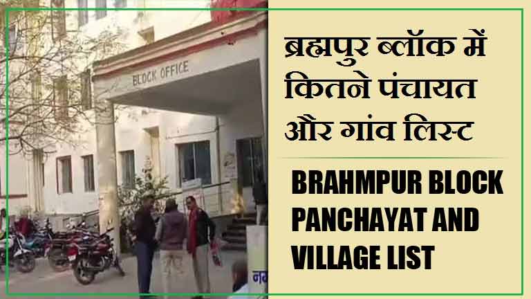 ब्रह्मपुर ब्लॉक में कितने पंचायत और गांव लिस्ट | Brahmpur Block Panchayat and Village List
