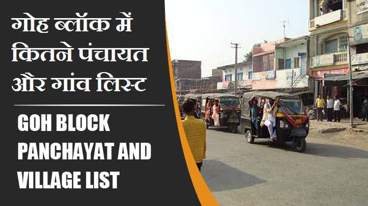गोह ब्लॉक में कितने पंचायत और गांव लिस्ट | Goh Block Panchayat and Village List