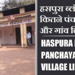 हसपुरा ब्लॉक में कितने पंचायत और गांव लिस्ट | Haspura Block Panchayat and Village List