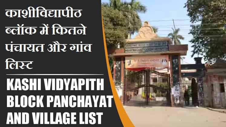 काशीविद्यापीठ ब्लॉक में कितने पंचायत और गांव लिस्ट | Kashi Vidyapith Block Panchayat and Village List