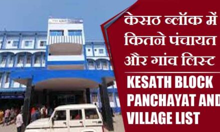 केसठ ब्लॉक में कितने पंचायत और गांव लिस्ट | Kesath Block Panchayat and Village List