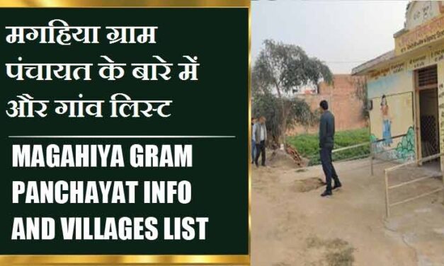 मगहिया ग्राम पंचायत के बारे में और गांव लिस्ट | Magahiya Gram Panchayat Info and villages List