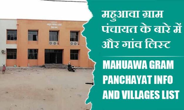 महुआवा ग्राम पंचायत के बारे में और गांव लिस्ट । Mahuawa Gram Panchayat Info and villages List