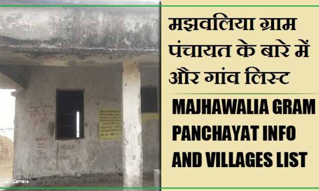 मझवलिया ग्राम पंचायत के बारे में और गांव लिस्ट । Majhawalia Gram Panchayat Info and villages List