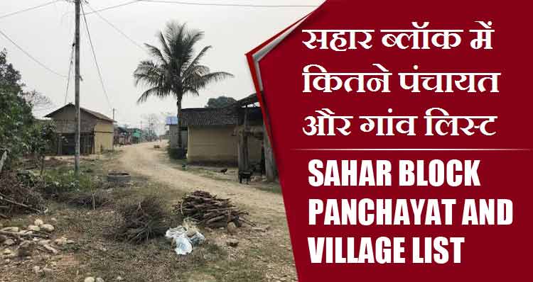 सहार ब्लॉक में कितने पंचायत और गांव लिस्ट | Sahar Block Panchayat and Village List