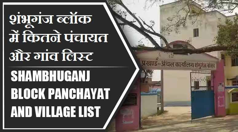 शंभूगंज ब्लॉक में कितने पंचायत और गांव लिस्ट | Shambhuganj Block Panchayat and Village List