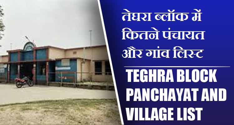तेघरा ब्लॉक में कितने पंचायत और गांव लिस्ट | Teghra Block Panchayat and Village List