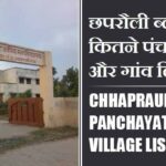 छपरौली ब्लॉक में कितने पंचायत और गांव लिस्ट | Chhaprauli Block Panchayat and Village List