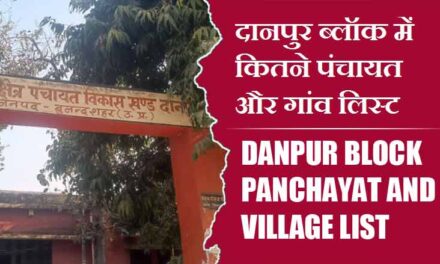दानपुर ब्लॉक में कितने पंचायत और गांव लिस्ट | Danpur Block Panchayat and Village List