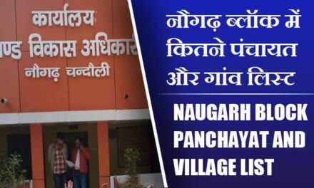 नौगढ़ ब्लॉक में कितने पंचायत और गांव लिस्ट | Naugarh Block Panchayat and Village List