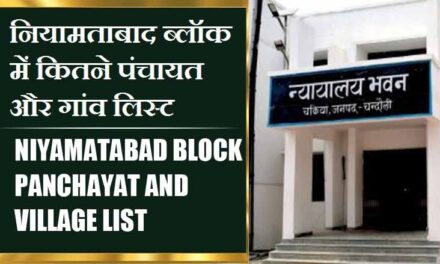 नियामताबाद ब्लॉक में कितने पंचायत और गांव लिस्ट | Niyamatabad Block Panchayat and Village List