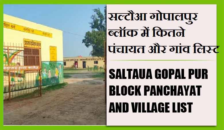सल्टौआ गोपालपुर ब्लॉक में कितने पंचायत और गांव लिस्ट | Saltaua Gopal Pur Block Panchayat and Village List