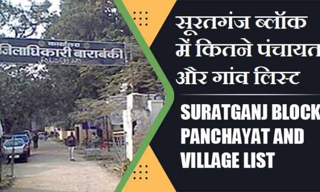 सूरतगंज ब्लॉक में कितने पंचायत और गांव लिस्ट | Suratganj Block Panchayat and Village List