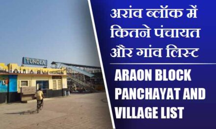 अरांव ब्लॉक में कितने पंचायत और गांव लिस्ट | Araon Block Panchayat and Village List
