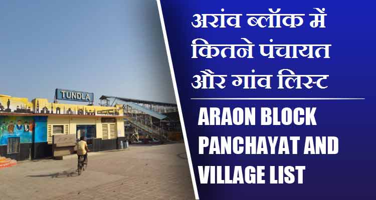 अरांव ब्लॉक में कितने पंचायत और गांव लिस्ट | Araon Block Panchayat and Village List