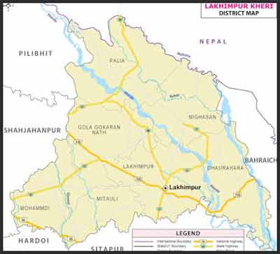 Kushinagar District Map