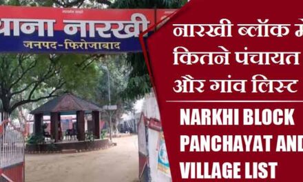 नारखी ब्लॉक में कितने पंचायत और गांव लिस्ट | Narkhi Block Panchayat and Village List