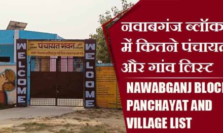 नवाबगंज ब्लॉक में कितने पंचायत और गांव लिस्ट | Nawabganj Block Panchayat and Village List