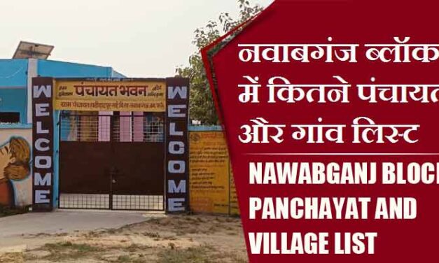नवाबगंज ब्लॉक में कितने पंचायत और गांव लिस्ट | Nawabganj Block Panchayat and Village List