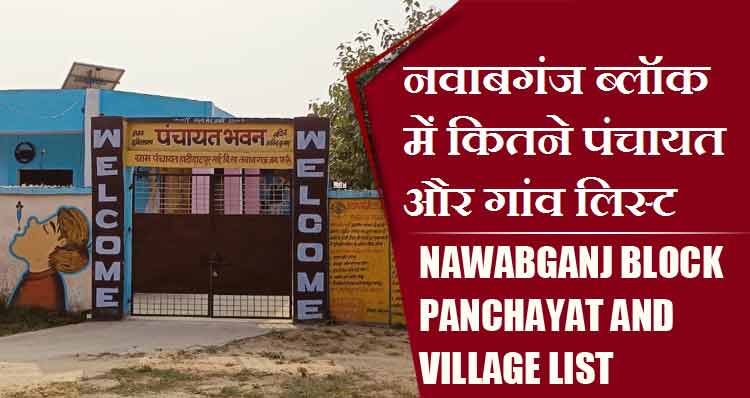 नवाबगंज ब्लॉक में कितने पंचायत और गांव लिस्ट | Nawabganj Block Panchayat and Village List