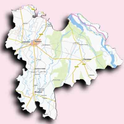 Pilibhit District Map