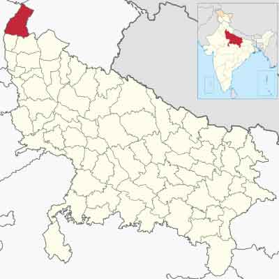 Saharanpur District Map