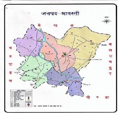 Shravasti District Map