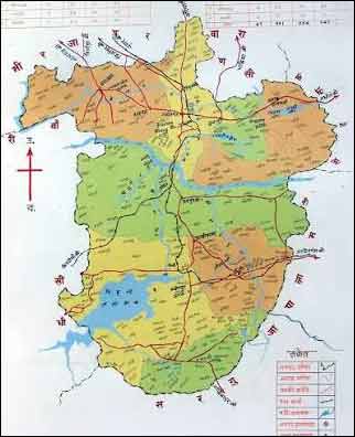 Sonbhadra District Map
