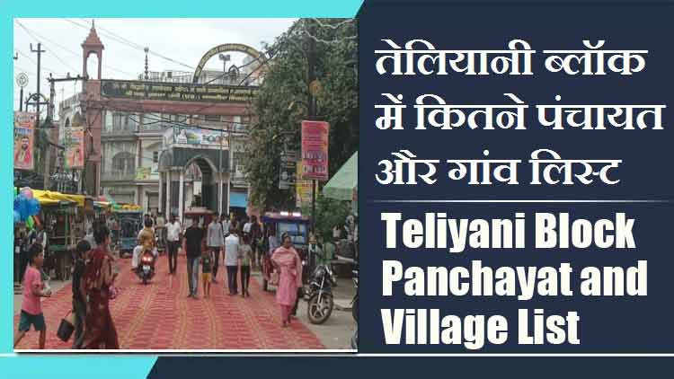 तेलियानी ब्लॉक में कितने पंचायत और गांव लिस्ट | Teliyani Block Panchayat and Village List