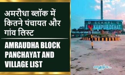 अमरौधा ब्लॉक में कितने पंचायत और गांव लिस्ट | Amraudha Block Panchayat and Village List
