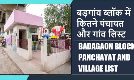 बड़गांव ब्लॉक में कितने पंचायत और गांव लिस्ट | Badagaon Block Panchayat and Village List