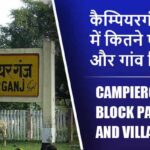 कैम्पियरगंज ब्लॉक में कितने पंचायत और गांव लिस्ट | Campierganj Block Panchayat and Village List