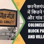करनैलगंज ब्लॉक में कितने पंचायत और गांव लिस्ट | Colonelganj Block Panchayat and Village List