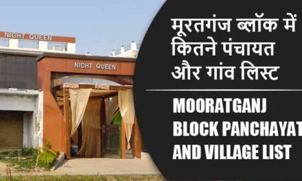 मूरतगंज ब्लॉक में कितने पंचायत और गांव लिस्ट | Mooratganj Block Panchayat and Village List