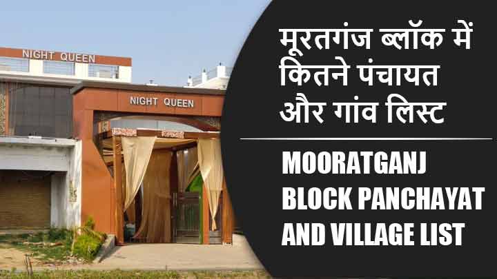 मूरतगंज ब्लॉक में कितने पंचायत और गांव लिस्ट | Mooratganj Block Panchayat and Village List