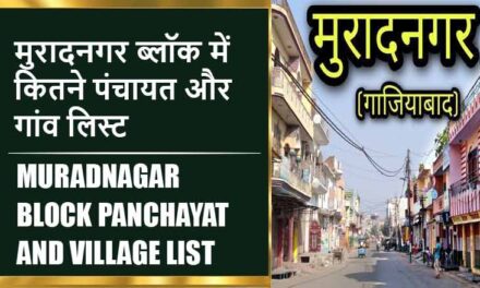 मुरादनगर ब्लॉक में कितने पंचायत और गांव लिस्ट | Muradnagar Block Panchayat and Village List
