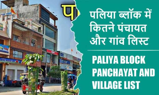 पलिया ब्लॉक में कितने पंचायत और गांव लिस्ट | Paliya Block Panchayat and Village List