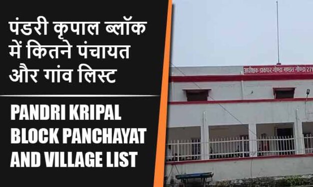 पंडरी कृपाल ब्लॉक में कितने पंचायत और गांव लिस्ट | Pandri Kripal Block Panchayat and Village List