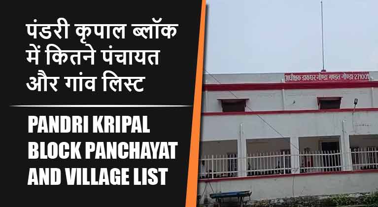 पंडरी कृपाल ब्लॉक में कितने पंचायत और गांव लिस्ट | Pandri Kripal Block Panchayat and Village List