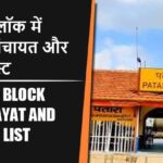 पतारा ब्लॉक में कितने पंचायत और गांव लिस्ट | Patara Block Panchayat and Village List