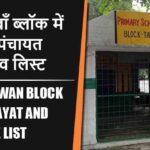 टड़ियावाँ ब्लॉक में कितने पंचायत और गांव लिस्ट | Tadiyawan Block Panchayat and Village List