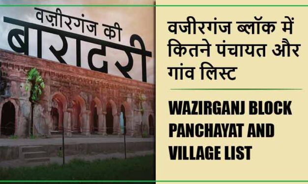 वजीरगंज ब्लॉक में कितने पंचायत और गांव लिस्ट | Wazirganj Block Panchayat and Village List