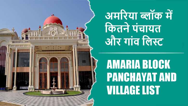 अमरिया ब्लॉक में कितने पंचायत और गांव लिस्ट | Amaria Block Panchayat and Village List