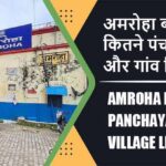 अमरोहा ब्लॉक में कितने पंचायत और गांव लिस्ट | Amroha Block Panchayat and Village List